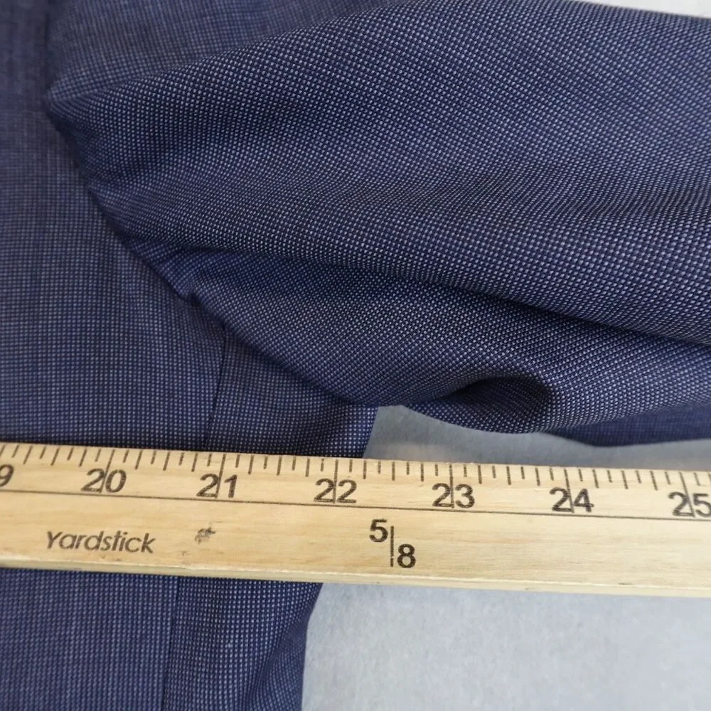 J Hilburn Blazer Mens 44S Vitale Barberis Canonico Wool Blue Tailored Fit
